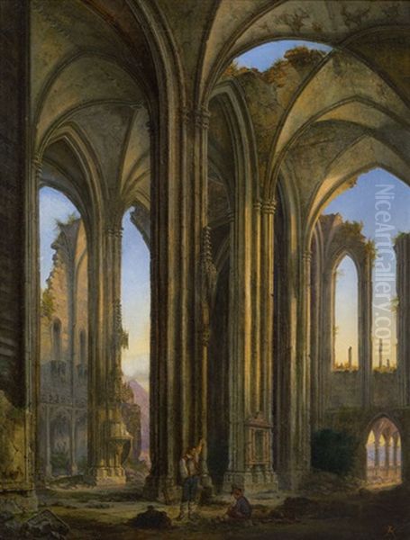Ruine Einer Gotischen Kathedrale - view 1