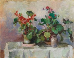 Geraniums by Robert Kohl
