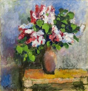 Groses Blumenstuck, Bildnis Einer Dame (verso) Groses Blumenstuck, Bildnis Einer Dame (verso)