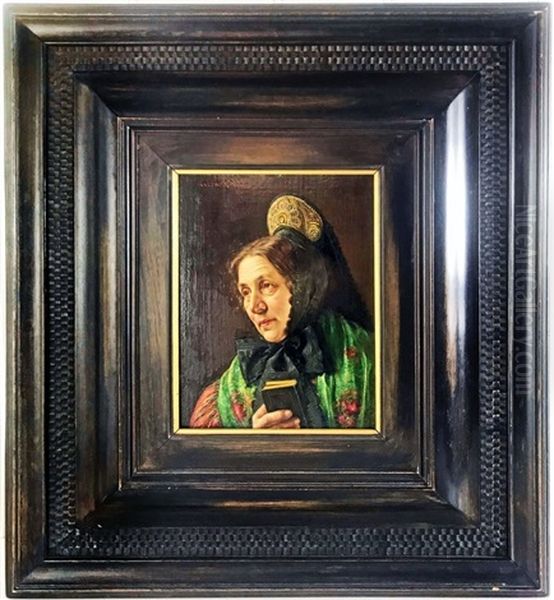 Bildnis Einer Alten Dame In Baden-wurttembergischer Tracht - view 1