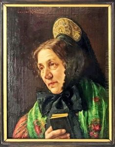 Bildnis Einer Alten Dame In Baden-wurttembergischer Tracht Bildnis Einer Alten Dame In Baden-wurttembergischer Tracht