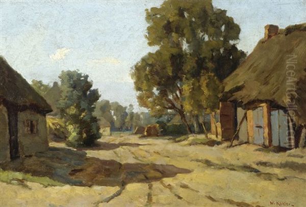 Land Road With Farms - view 1