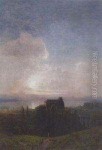 Blick Auf Schloss Starnberg by Julius Koehnholz