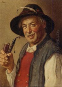 A Tyrolean Pipe Smoker