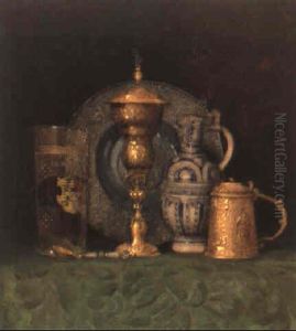 Stilleben Mit Zinnplatte Und Nurnberger Pokal Stilleben Mit Zinnplatte Und Nurnberger Pokal