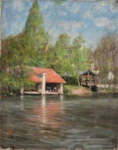 Lessive Au Bord D'une Riviere