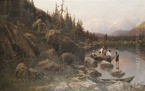 At The Alpsee by Gustav Koken
