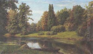 Parklandschaft Im Fruhherbst Parklandschaft Im Fruhherbst