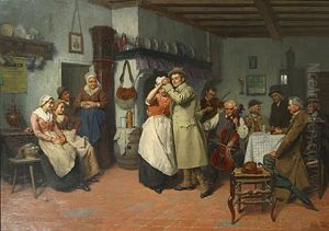 Walsje In De Herberg by Henri Kokken