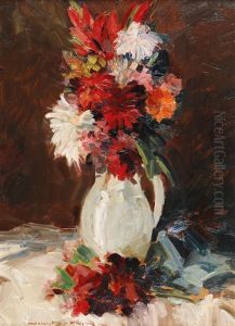 Blumenstraus In Vase by Demeter Koko