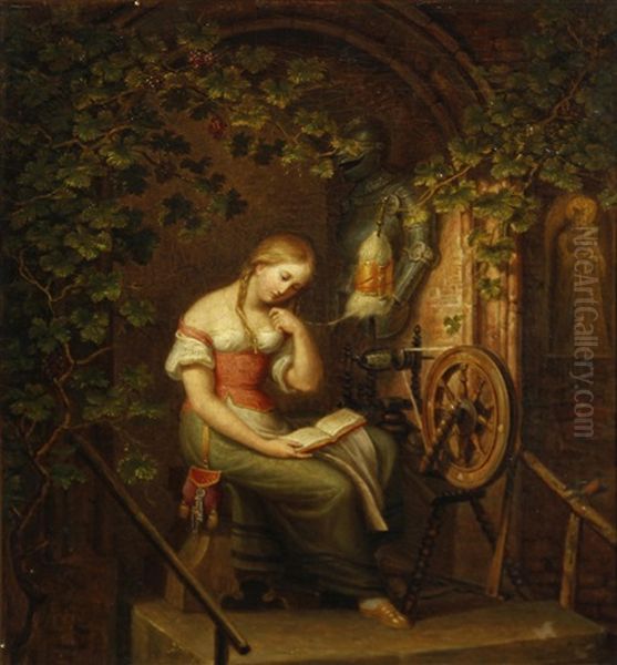 The Pensive Girl - view 1
