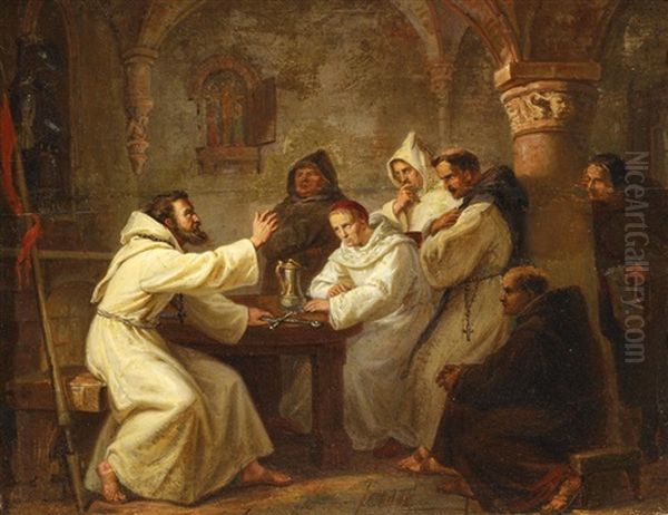 Ezzelino Da Romano Ii. Erzahlt Als Monch Des Klosters S. Antonio In Padua Von Seinen Heldentaten - view 1