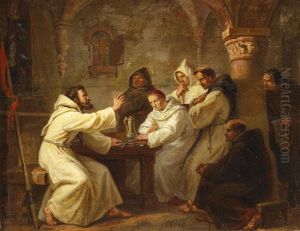 Ezzelino Da Romano Ii. Erzahlt Als Monch Des Klosters S. Antonio In Padua Von Seinen Heldentaten by Carl Wilhelm Kolbe the Younger