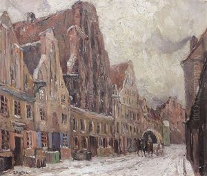 Stralsund Im Schnee by Ernst Kolbe