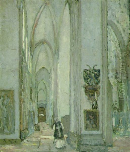 Inneres Einer Gotischen Katholischen Kirche - view 1