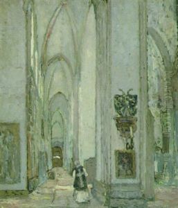 Inneres Einer Gotischen Katholischen Kirche Inneres Einer Gotischen Katholischen Kirche