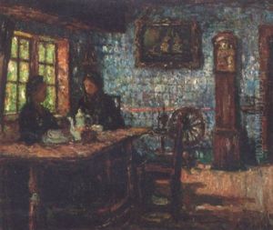 Afternoon Tea by Ernst Kolbe