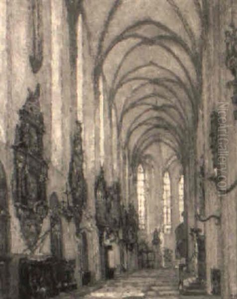 Interieur Der Marienkirche Zu Lubeck - view 1