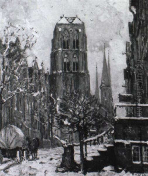 Altstadtidylle In Danzig Im Winter - view 1