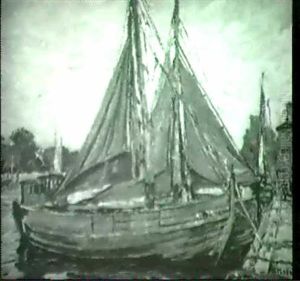 Fischkutter Im Hafen.