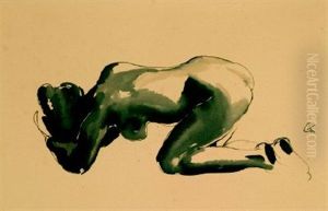 Kauernder Akt by Georg Kolbe