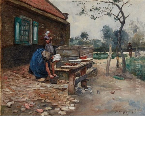 Washday In Walcheren - view 1