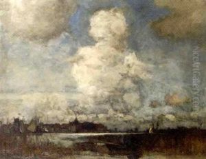 Vue De Dordrecht Sur La Meuse
