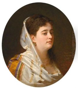 Portrait Of A Lady by Johann Koeler
