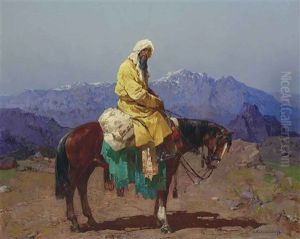 Horse And Rider, Turkestan Horse And Rider, Turkestan
