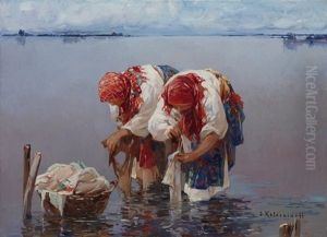 Wascherinnen by Sergei Kolesnikoff