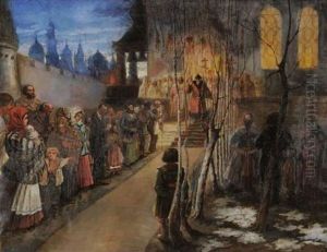 La Procession by Sergei Kolesnikoff