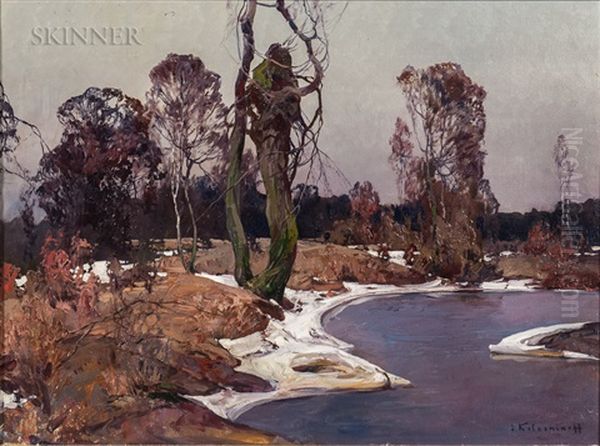 Pond In Winter - view 1