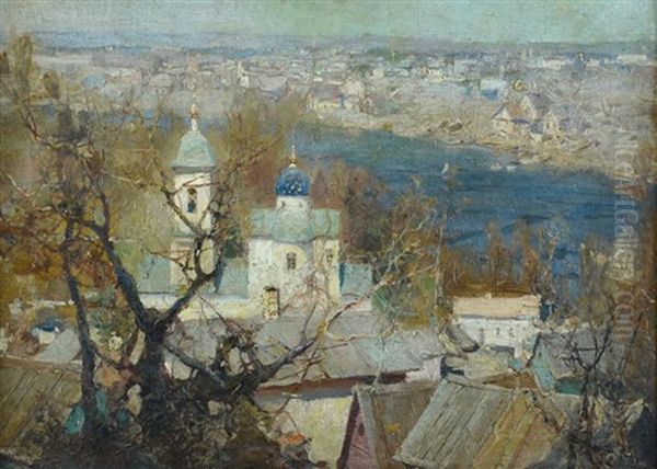 Landscape With A Church And A Tree - view 1