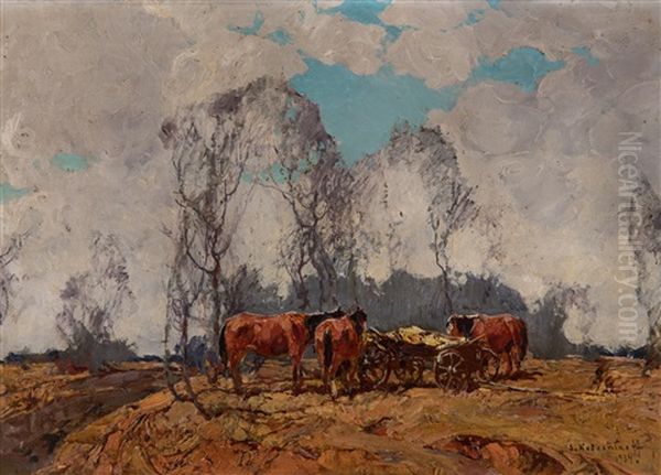 The Resting Horses - view 1