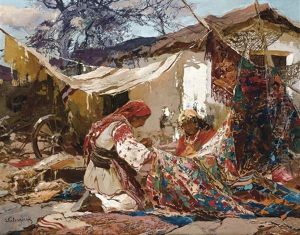 Gypsies by Stepan Feodorovich Kolesnikov