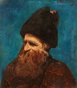 Portrait Of An Elderly Cossack