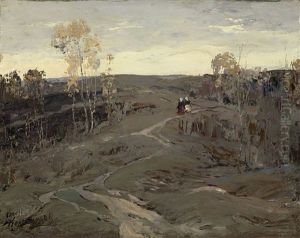 A Hilly Path by Stepan Feodorovich Kolesnikov