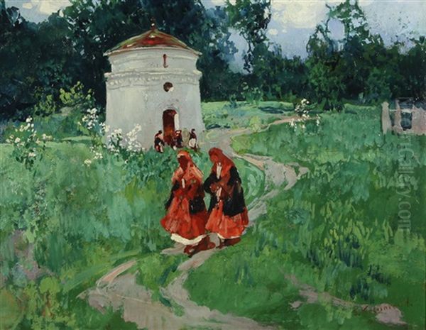Summer Landscape With A Church - view 1