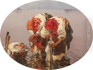 Prachki (the Washerwomen) by Stepan Feodorovich Kolesnikov