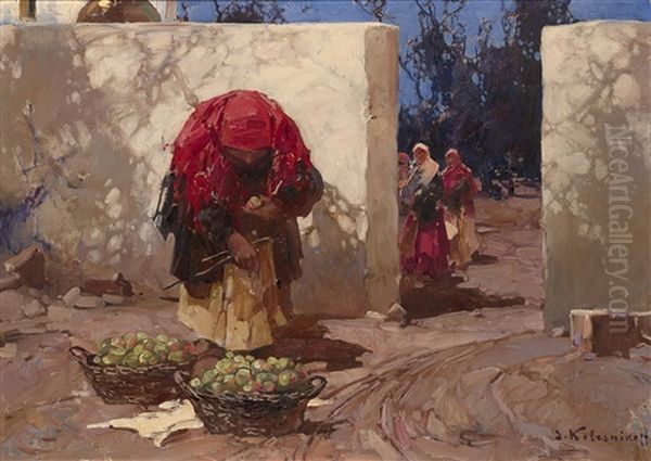 The Apple Seller - view 1
