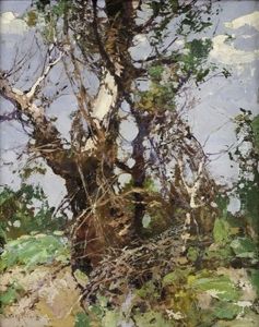 The Old Tree by Stepan Feodorovich Kolesnikov