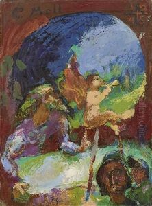 Faust (in Memorian Carl Moll) by Anton Kolig