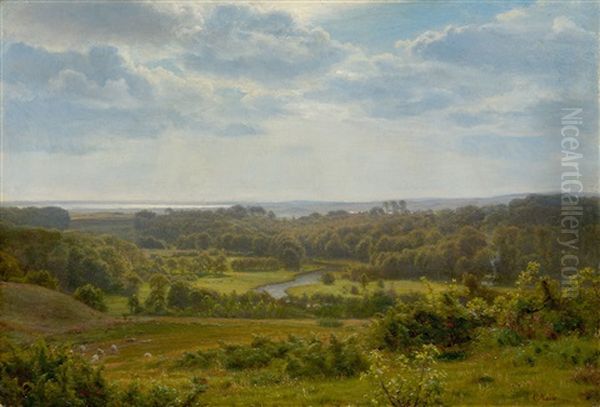 Summer Landscape Near Jyderup - view 1