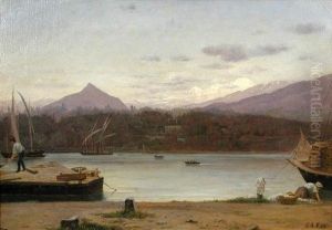 Italianate Landscape by Christian Kolle