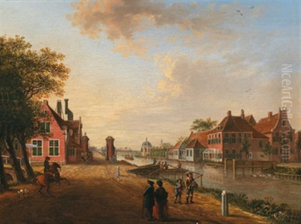 Stadtpromenade Am Kanal Bei Sloterdijk - view 1