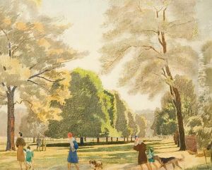 Kensington Gardens by Frederick Samuel Beaumont