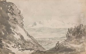 Alpine Landscape by George Howland Beaumont