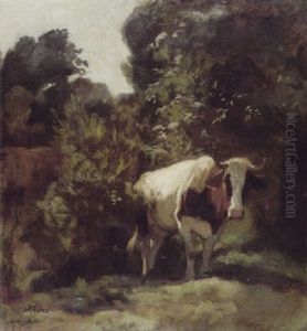 Heraufsteigende Kuh by Johann Rudolf Koller