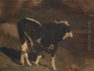 Kuh Auf Der Weide by Johann Rudolf Koller