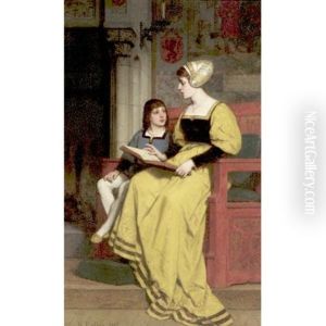 The Reading by Wilhelm Koller